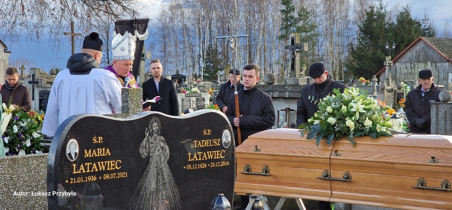 Uroczystości pogrzebowe śp. ks. prał. płk. Kazimierza Latawca – Gawłuszowice, 30 grudnia 2023. Fot. Łukasz Przybyło
