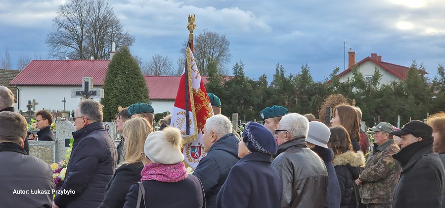 Uroczystości pogrzebowe śp. ks. prał. płk. Kazimierza Latawca – Gawłuszowice, 30 grudnia 2023. Fot. Łukasz Przybyło