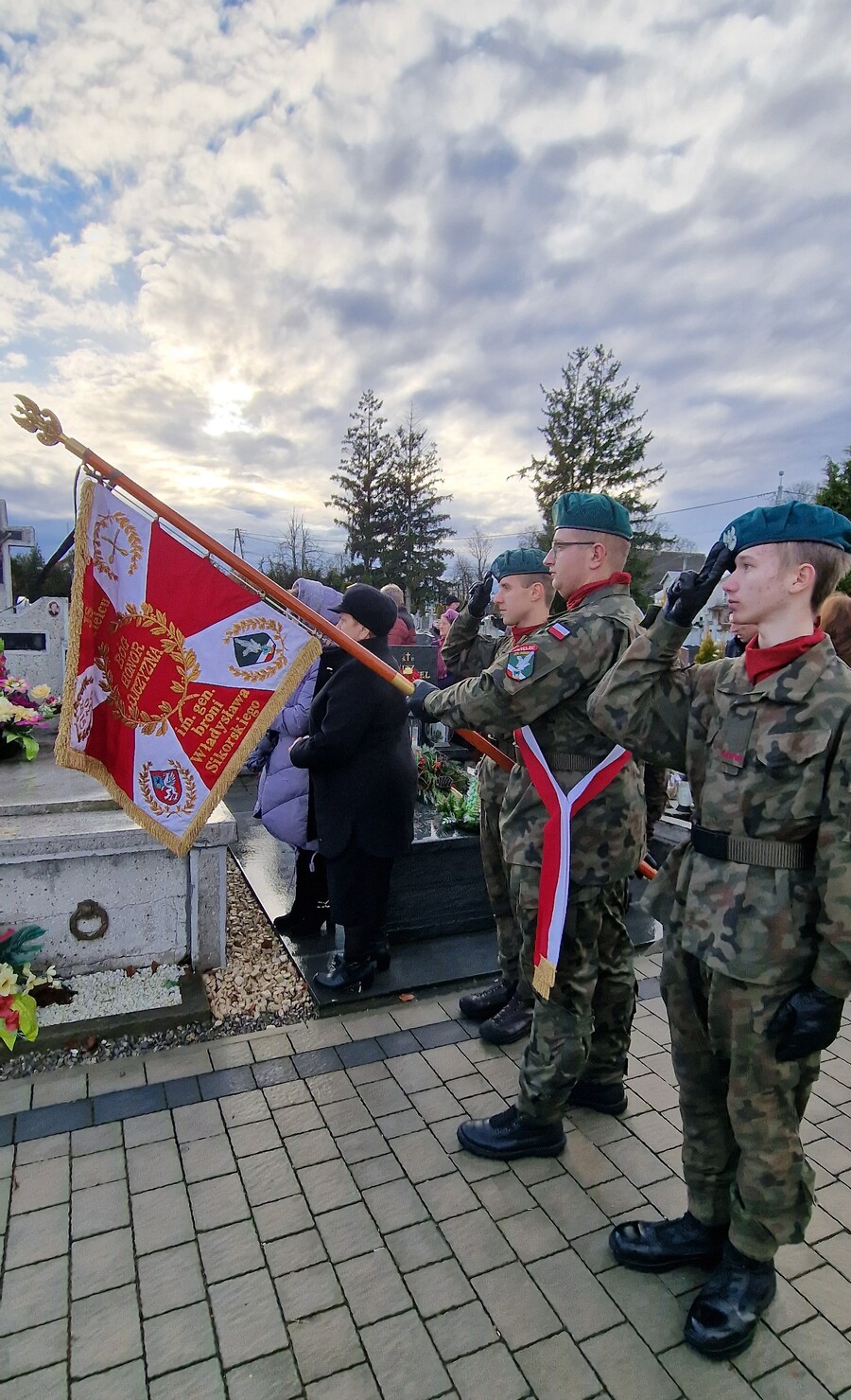 Uroczystości pogrzebowe śp. ks. prał. płk. Kazimierza Latawca – Gawłuszowice, 30 grudnia 2023. Fot. Łukasz Przybyło