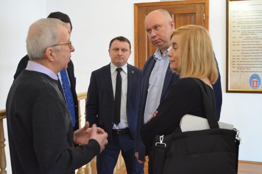 Prezentacja wystawy „Polacy ratujący Żydów w czasie II wojny światowej” – Leżajsk, 17 stycznia 2024. Fot. Muzeum Ziemi Leżajskiej.