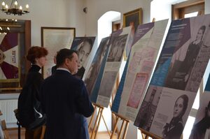 Prezentacja wystawy „Polacy ratujący Żydów w czasie II wojny światowej” – Leżajsk, 17 stycznia 2024. Fot. Muzeum Ziemi Leżajskiej.