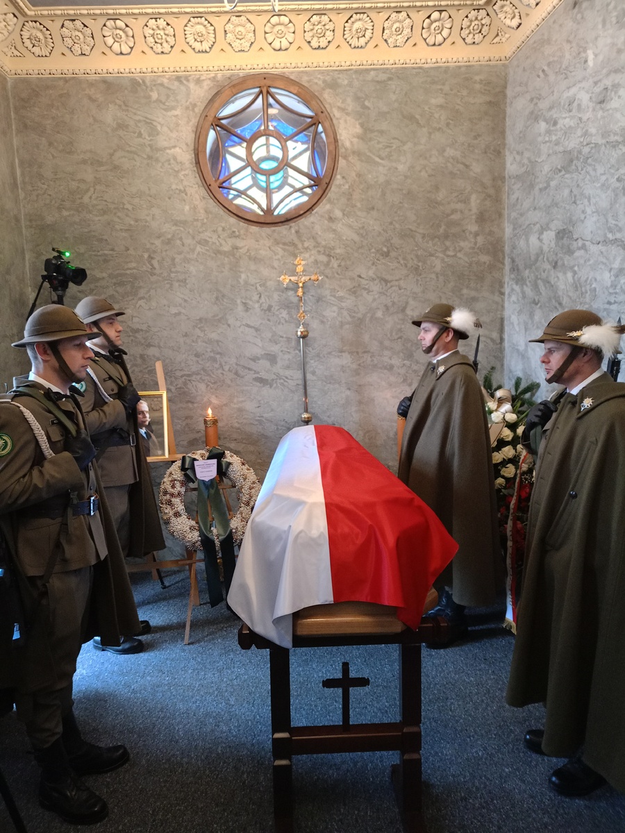 Uroczystości pogrzebowe Andrzeja ks. Lubomirskiego w Przeworsku - 20 stycznia 2024 r. Fot. Łukasz Chrobak (IPN)