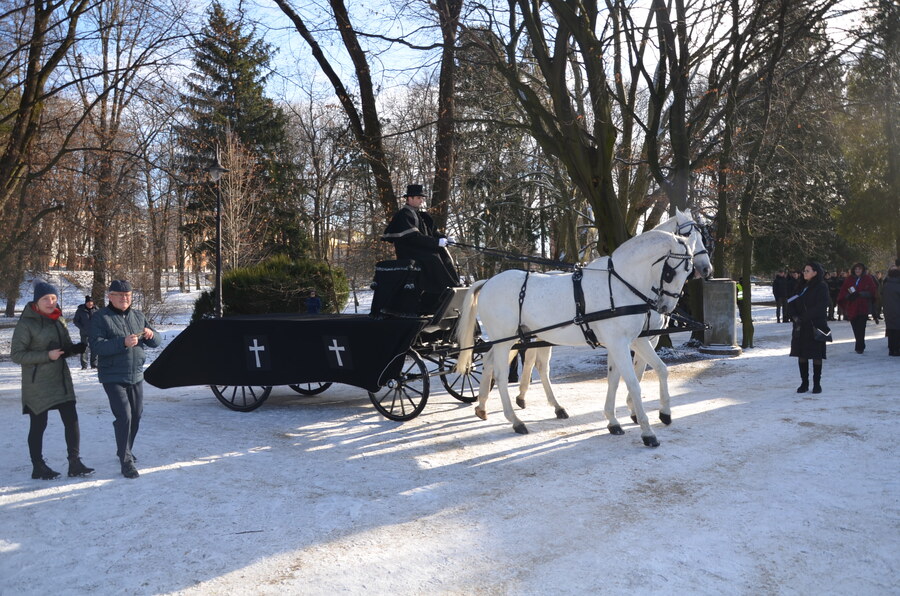 Uroczystości pogrzebowe Andrzeja ks. Lubomirskiego w Przeworsku - 20 stycznia 2024 r. Fot. Łukasz Chrobak (IPN)