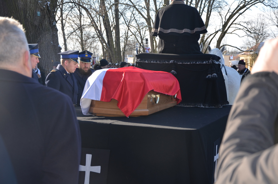 Uroczystości pogrzebowe Andrzeja ks. Lubomirskiego w Przeworsku - 20 stycznia 2024 r. Fot. Łukasz Chrobak (IPN)