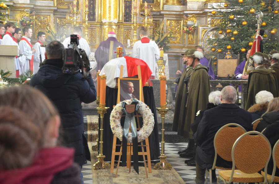 Uroczystości pogrzebowe Andrzeja ks. Lubomirskiego w Przeworsku - 20 stycznia 2024 r. Fot. Łukasz Chrobak (IPN)
