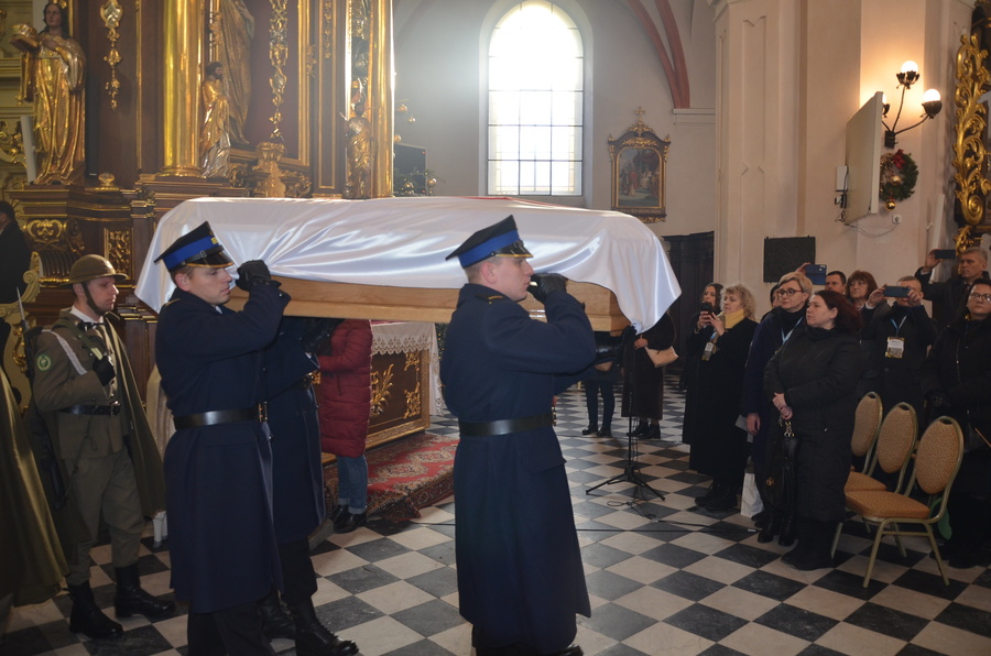 Uroczystości pogrzebowe Andrzeja ks. Lubomirskiego w Przeworsku - 20 stycznia 2024 r. Fot. Łukasz Chrobak (IPN)