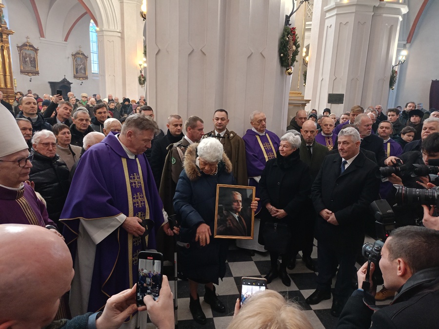 Uroczystości pogrzebowe Andrzeja ks. Lubomirskiego w Przeworsku - 20 stycznia 2024 r. Fot. Łukasz Chrobak (IPN)