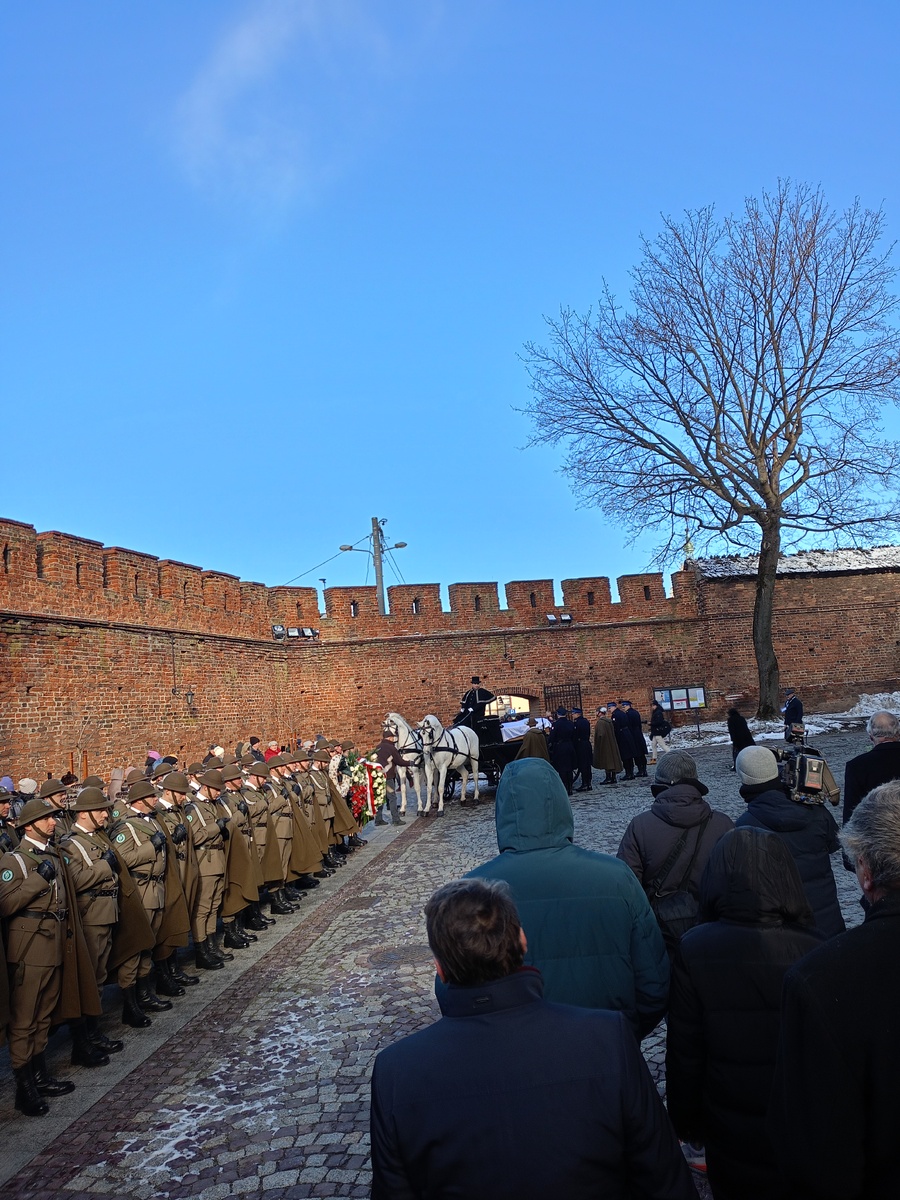 Uroczystości pogrzebowe Andrzeja ks. Lubomirskiego w Przeworsku - 20 stycznia 2024 r. Fot. Łukasz Chrobak (IPN)