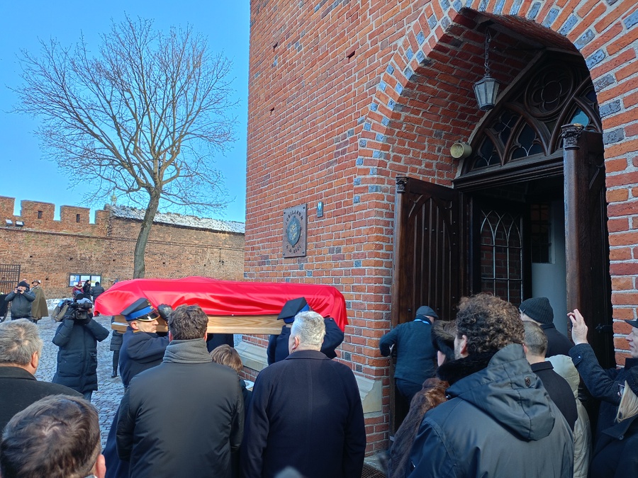 Uroczystości pogrzebowe Andrzeja ks. Lubomirskiego w Przeworsku - 20 stycznia 2024 r. Fot. Łukasz Chrobak (IPN)