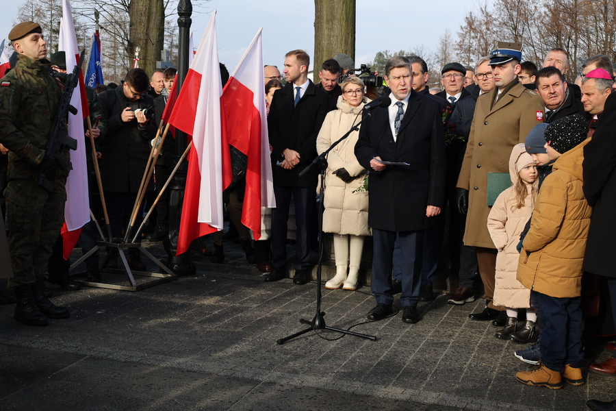 Obchody 150. rocznicy urodzin Wincentego Witosa w Wierzchosławicach, 21 stycznia 2024. Fot. Katarzyna Gajda-Bator (IPN)