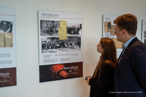 Prezentacja wystawy „Samarytanie z Markowej” w Brukseli – 30 stycznia 2024. Fot. Anna Magda