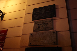 Tablica upamiętniająca pobyt Witosa na rzeszowskim zamku – Rzeszów, 31 stycznia 2024. Fot. Katarzyna Gajda-Bator (IPN)