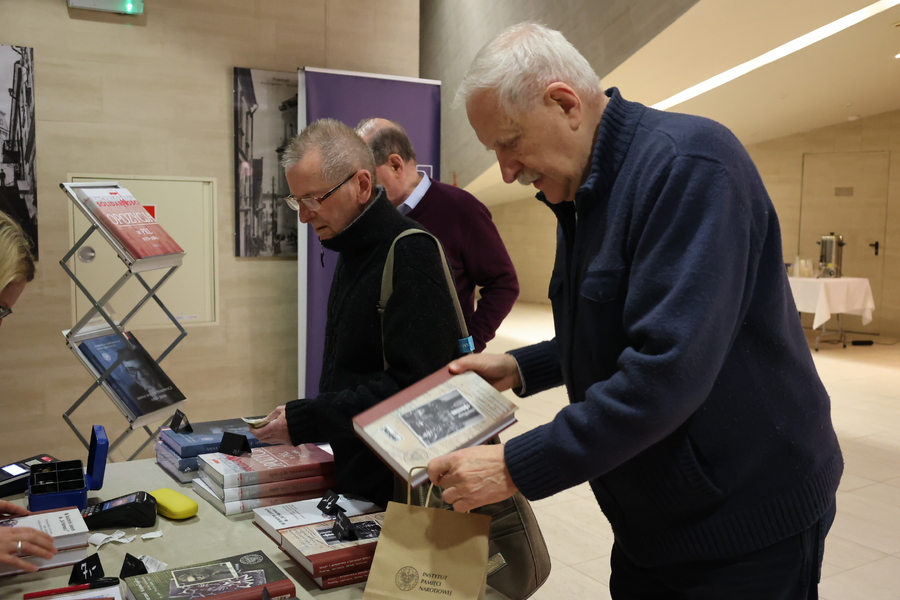 Prezentacja i wręczenie 5. tomu „Encyklopedii Solidarności” – Przemyśl, 8 lutego 2024. Fot. Katarzyna Gajda-Bator (IPN)