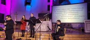 Byśmy byli jedno - widowisko muzyczne o trzech kapłanach niezłomnych – Krosno,18 lutego 2024. Fot. Katarzyna Gajda-Bator (IPN)