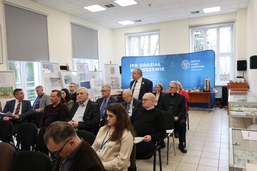 Posiedzenie Komitetu Ochrony Pamięci Walk i Męczeństwa przy Oddziale IPN w Rzeszowie – Rzeszów, 22 lutego 2024. Fot. Hubert Bury (IPN