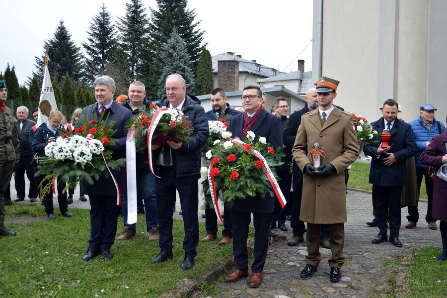 80. rocznica zbrodni w Hucie Pieniackiej – Przemyśl, 10 marca 2024. Fot. Witold Wołczyk