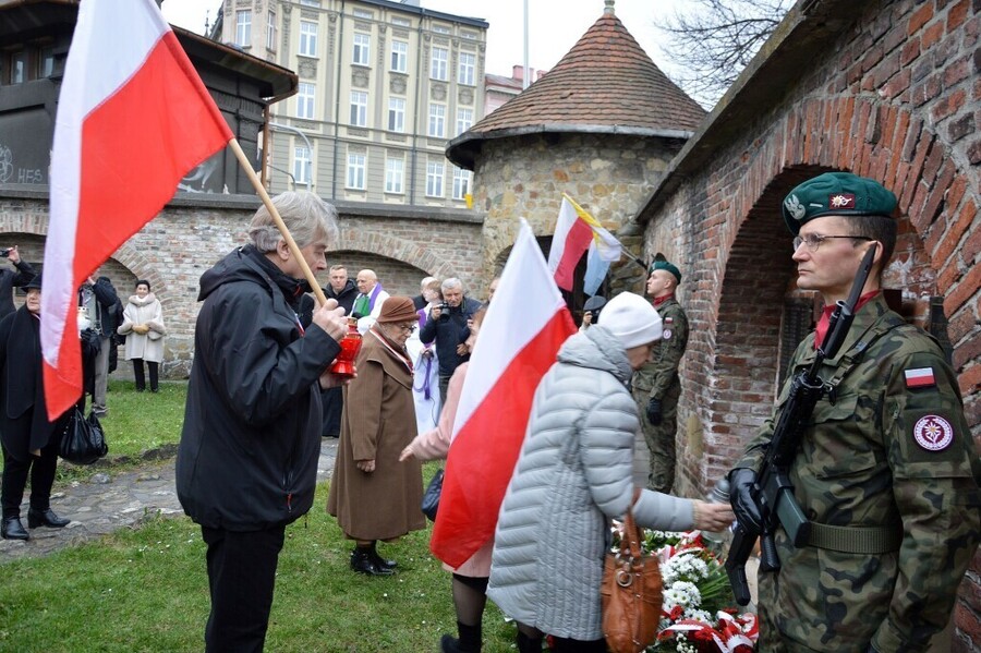 80. rocznica zbrodni w Hucie Pieniackiej – Przemyśl, 10 marca 2024. Fot. Witold Wołczyk