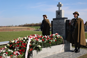 Powtórny pogrzeb Generała Brygady Wacława Scaevoli - Wieczorkiewicza i jego żony Janiny – Jarosław, 27 marca 2024. Fot. Katarzyna Gajda-Bator (IPN)