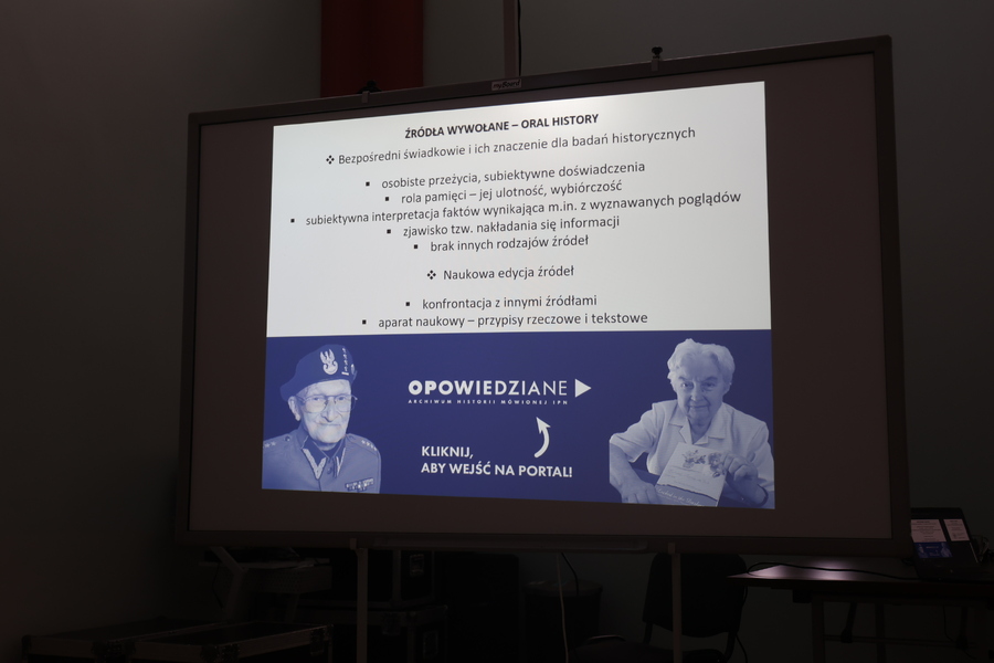 Sesja popularnonaukowa w 80. rocznicę zbrodni OUN i UPA na polskich mieszkańcach Cieszanowa – Cieszanów, 10 maja 2024. Fot. Katarzyna Gajda-Bator (IPN)