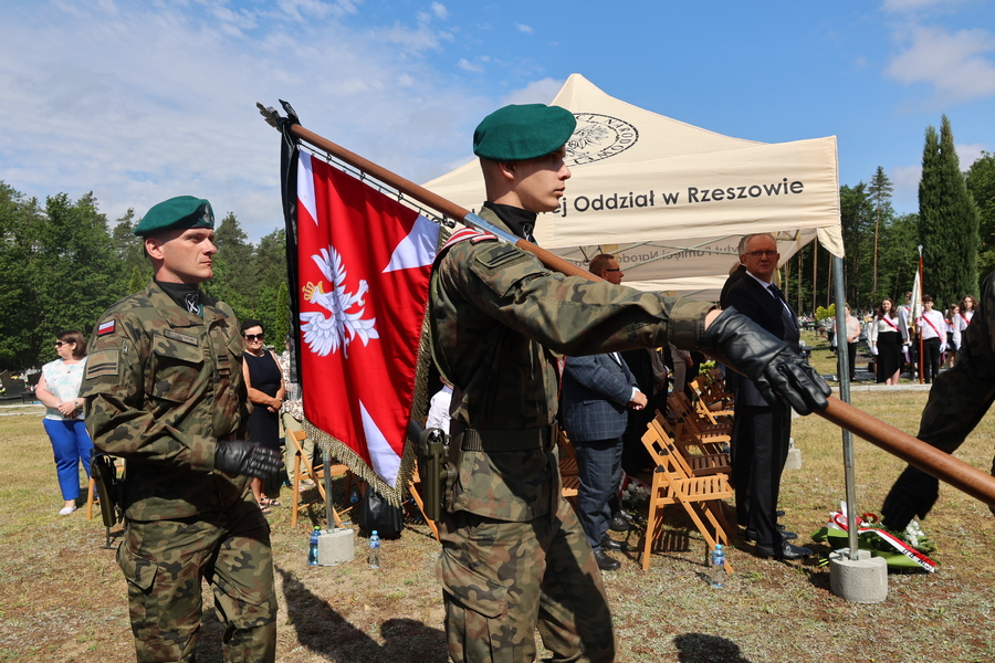 Uroczystości pogrzebowe śp. Eugeniusza Lisa ps. „Bystry” – Nowa Dęba, 24 maja 2024. Fot. Katarzyna Gajda-Bator (IPN)