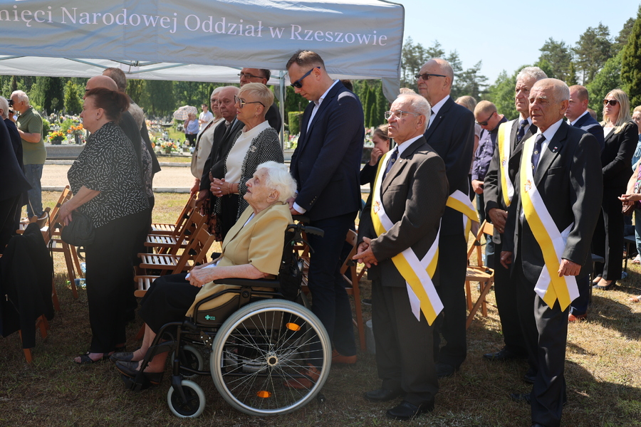 Uroczystości pogrzebowe śp. Eugeniusza Lisa ps. „Bystry” – Nowa Dęba, 24 maja 2024. Fot. Katarzyna Gajda-Bator (IPN)