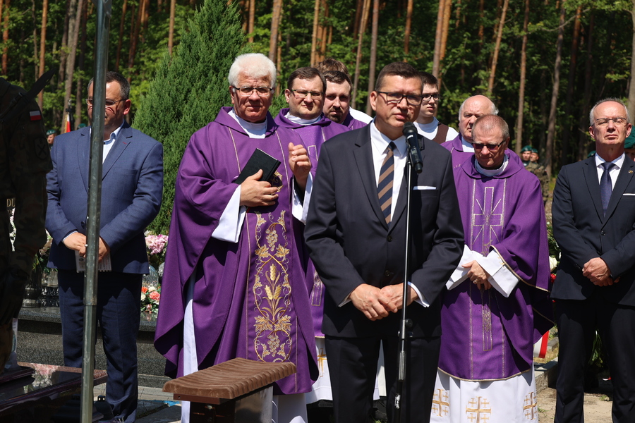 Uroczystości pogrzebowe śp. Eugeniusza Lisa ps. „Bystry” – Nowa Dęba, 24 maja 2024. Fot. Katarzyna Gajda-Bator (IPN)