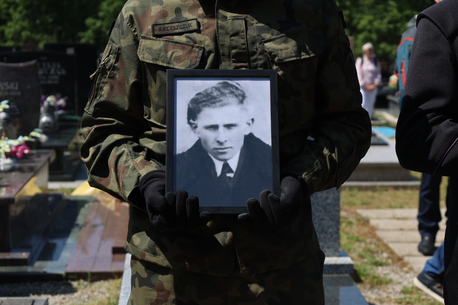 Uroczystości pogrzebowe śp. Eugeniusza Lisa ps. „Bystry” – Nowa Dęba, 24 maja 2024. Fot. Katarzyna Gajda-Bator (IPN)