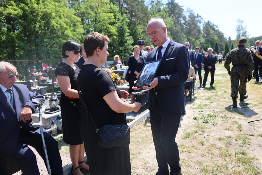 Uroczystości pogrzebowe śp. Eugeniusza Lisa ps. „Bystry” – Nowa Dęba, 24 maja 2024. Fot. Katarzyna Gajda-Bator (IPN)