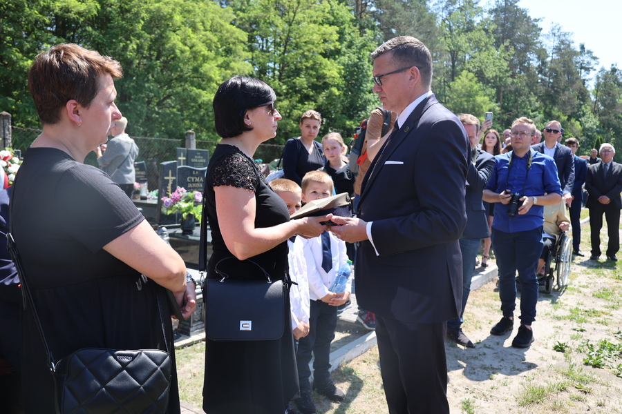 Uroczystości pogrzebowe śp. Eugeniusza Lisa ps. „Bystry” – Nowa Dęba, 24 maja 2024. Fot. Katarzyna Gajda-Bator (IPN)