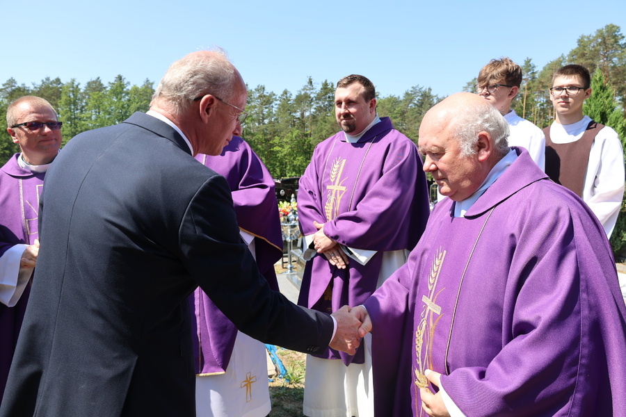 Uroczystości pogrzebowe śp. Eugeniusza Lisa ps. „Bystry” – Nowa Dęba, 24 maja 2024. Fot. Katarzyna Gajda-Bator (IPN)