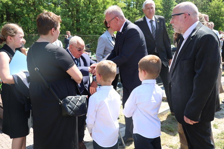 Uroczystości pogrzebowe śp. Eugeniusza Lisa ps. „Bystry” – Nowa Dęba, 24 maja 2024. Fot. Katarzyna Gajda-Bator (IPN)